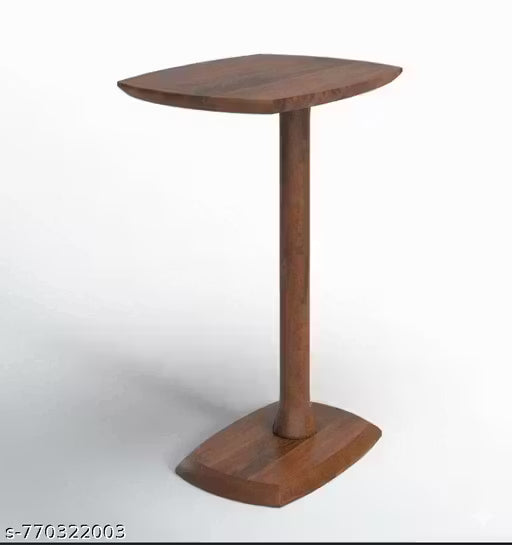 Premium Solid Wood Side Table / Pedestal Stand for Living Room, Bedroom & Office