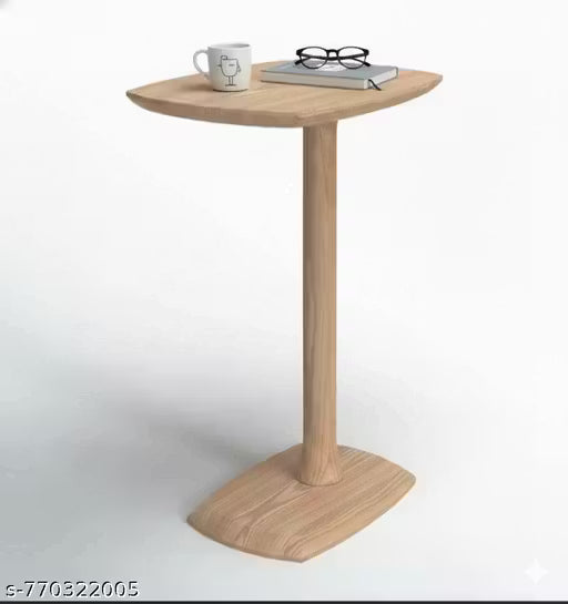 Premium Solid Wood Side Table / Pedestal Stand for Living Room, Bedroom & Office